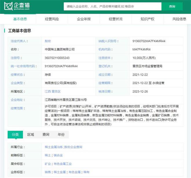 2024年中国十大稀土企业一览:稀土行业新规即将施行企业经营业绩有望迎来拐点(图6) 2024年中国十大稀土企业一览:稀土行业新规即将施行企业经营业绩有望迎来拐点(图6)